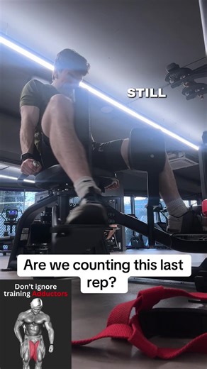 Big legs aren’t just quads and hamstring’s. Too many people skip training adductors even though they claim to want big legs, train them directly and you will see your legs get bigger