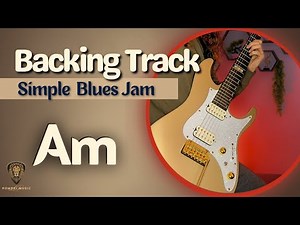A Minor Blues Jam | Play Along & Level Up Your Guitar Skills | 100 bpm - Easy to Follow