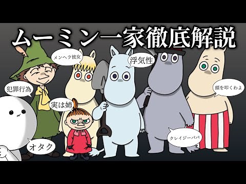 [Shocking] Let's take a look back at the surprisingly unknown Moomin character settings [The Moom...