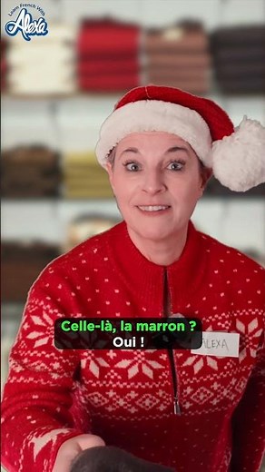 Buying Christmas gifts in French!