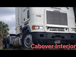 Whats it like Inside a Freightliner Cabover.