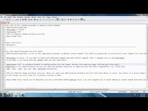How to make your own custom Windows 7 theme part 1 Introduction