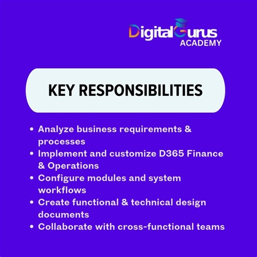 Hiring Now | Microsoft Dynamics 365 F&O Techno-Functional Consultant 🚀