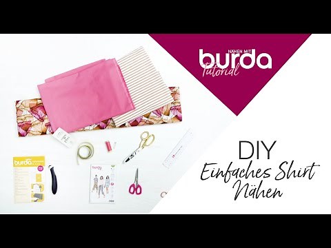 Sewing tutorial: DIY - Sew a simple T-shirt yourself