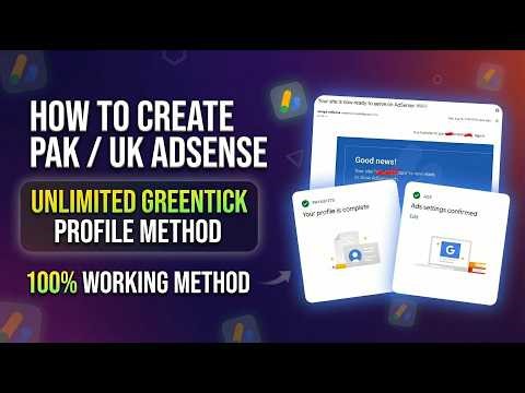 Google AdSense Green Tick Profile 2026 | Verified Payment Profile Method + Fast Approval Tips