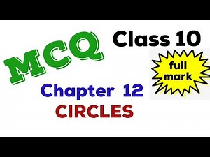 CBSE Class 10th/Chapter 12- CIRCLES/MCQ/step by step explanation /Learn And Score