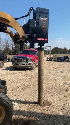 Premier PD750 Post Driver Skidsteer Attachment