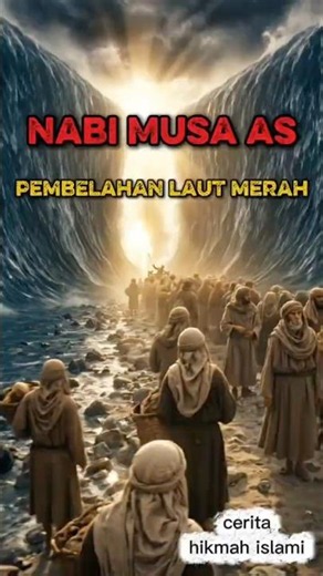 Nabi Musa AS: Pembelahan Laut Merah #sejarahislam #kisah #jejakislam #islamicstory