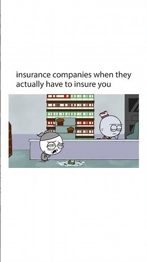 When you pay monthly for insurance and they actually have to help you #animation #cartoon #relatable