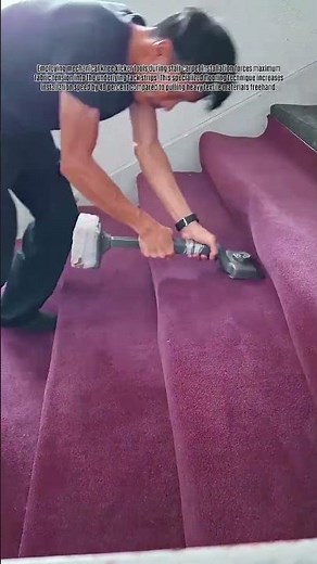 Stretch Stair Carpets Tight Using Professional Knee Kicker Tools Safely