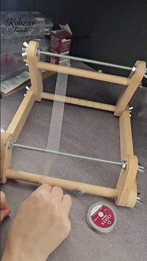 Beadwork for Beginners: How to set up threads on a bead loom?