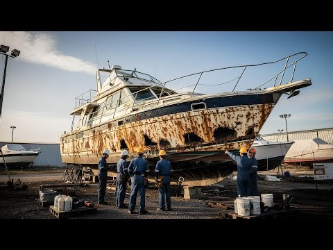 I Bought $1700 Old YAGHT and Renovates it Back to New!