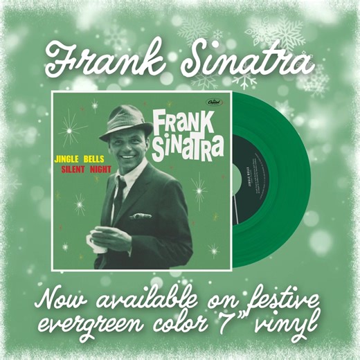 Listen to Frank Sinatra’s “Jingle Bells” & “Silent Night” on evergreen color 7” vinyl, special for this holiday season! Also available on ‘Ultimate Christmas’ to stream and own on exclusive 12” vinyl. Get yours now ❄️ | Frank Sinatra