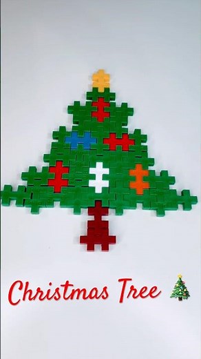 Plus-Plus Mini Christmas Tree Build 🎄🧩