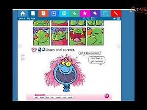 1st Grade Primary School Unit 6 My face Lessons N°1 and 2 Listening Speaking KID'S BOX