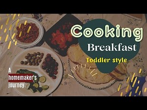4 year old cooks breakfast | A Homemaker's Journey