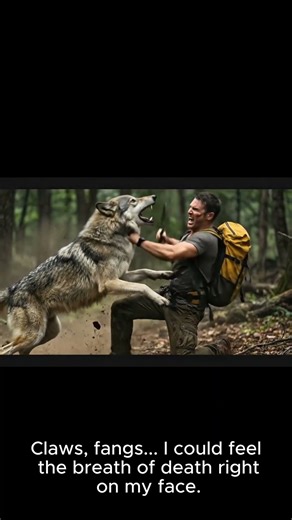 MAN VS WOLF: Fight for Survival #survivalstory #survival