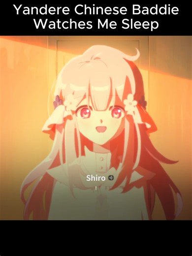 Yandere Chinese Baddie Watches Me Sleep#yandere #baddie #cute #love #mommy #anime #sus