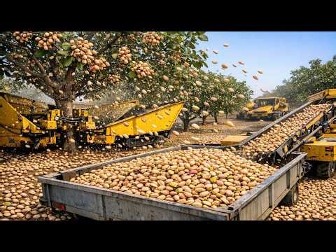 Inside the Powerful Pistachio Harvest Machines That Shake Millions of Trees
