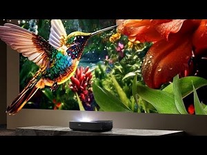 Hisense PL2 4K Ultra Short Throw Laser Projector Review – Dolby Vision & Atmos, 80”-150” Screen