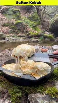 Sultan Kebab 🍢 at River side | Wildwood Flavor #bbqinnature #cooking #campfiremagic #bbqlife