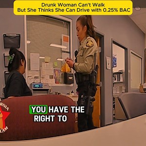 165K views · 1.2K reactions | Drunk Woman Can't Walk, But She Thinks She Can Drive with 0.25_ BAC #cops #copwatch #DUI #DWI | Movie Video Cops | Facebook