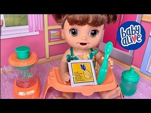 Baby alive Magical Mixer feeding and mess baby alive videos