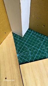 2M views · 22K reactions | easy way to determine the position of a wooden corner #woodworking #working #diy #tips | Marjuki Juki | Facebook