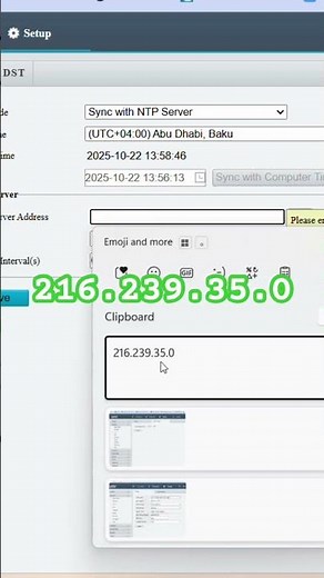 Configuration settings to receive the correct and synchronized time on your UNV NVR and cameras