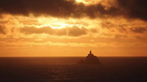 Happy Halloween from the most (supposedly) haunted place we know: Tillamook Rock Lighthouse! Have a spooky and safe evening! | Experience Cannon Beach