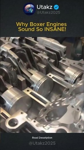 Why Boxer Engines Sound So INSANE! 🌚 #interesting #shorts ##science #automobile #mechanic