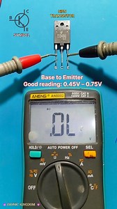 140K views · 1.2K reactions | Testing a Power Transistor in Seconds!  (D2498 Check) #fblifestyle #ElectronicsRepair #transistortest | Tronic kingdom | Facebook