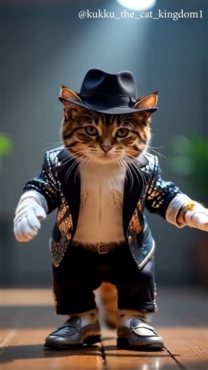 Dancing Cat #michaeljackson #music #dance #catdance #Kukku_The_Cat_Kingdom1