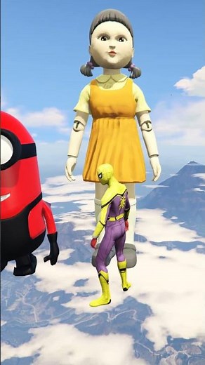 GTA 5 Epic Water Ragdolls Spiderman Jump/Fails Ep #shorts