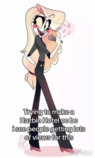 Creating a Hazbin Hotel OC for Fame