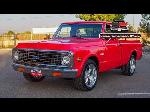 1972 Chevrolet C10 Shortbed Fleetside Well Restored