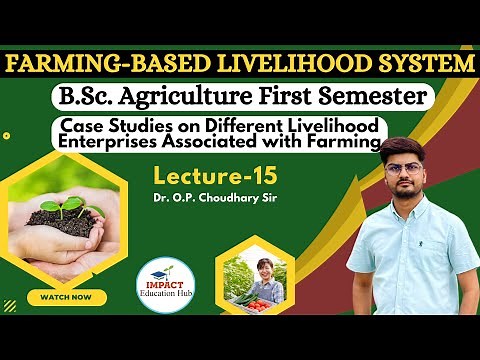 Farming based Livelihood System II Case Studies on Livelihood Enterprises in Farming II