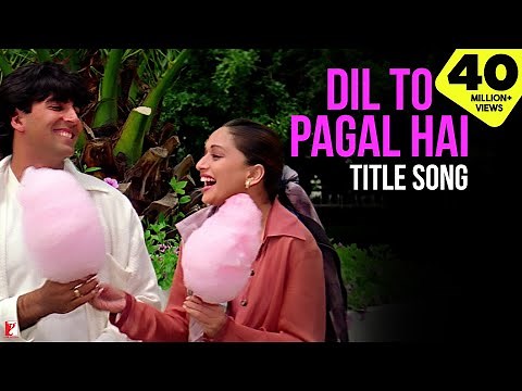 Dil To Pagal Hai Song | Shah Rukh Khan, Madhuri, Karisma, Akshay | Lata Mangeshkar, Udit Narayan