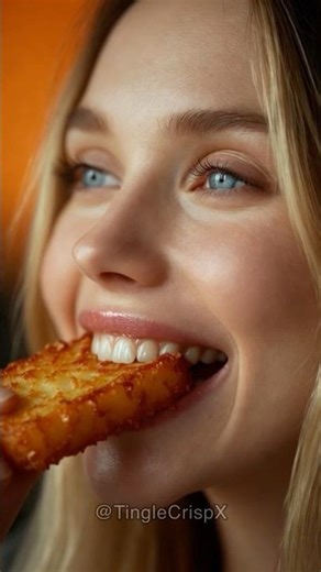 Eating Crispy Hash Brown ASMR🥔 CRAZY SOUND🤯#asmr#eating#trendingshorts#asmrsounds#asmrcommunity