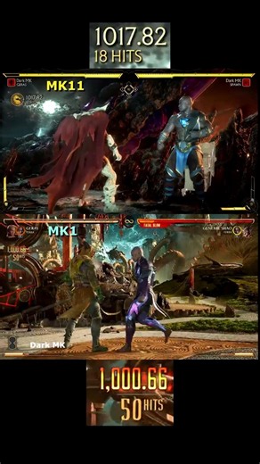 Geras Exact 100% Combo Evolution - MK11 vs MK1