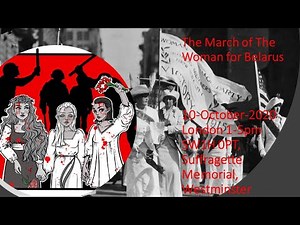 The March of the Women for Belarus 2020 London