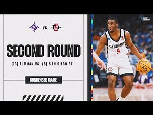 San Diego State vs. Furman - Second Round NCAA tournament extended highlights