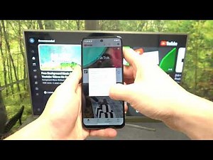 How to Mirror the Screen from a YouTube App to a Smart TV on a MOTOROLA Moto G53