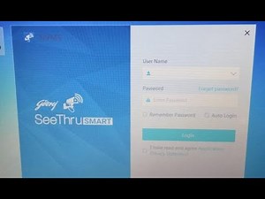 Godrej seethru Smart series PC software #cctvsoftwear #cctv #pc #cctv #smart