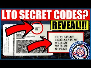 LTO SECRET CODES? REVEAL! | MGA IBIG SABIHIN NG IBA PANG DL CODES SA DRIVER'S LICENSE