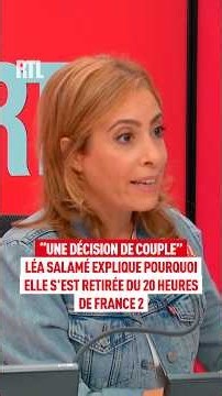L. Salamé explains why she stepped down from the news broadcast after Glucksmann's candidacy anno...