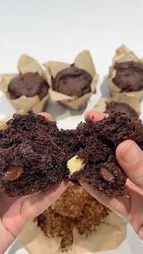 Muffins au chocolat hyper fondants 🍫