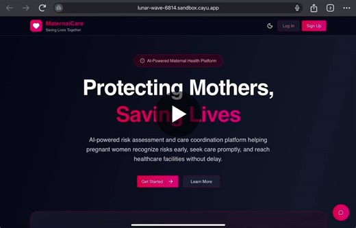 #maternalhealth #digitalhealth #healthtech #aiforgood #globalhealth #cayuai #aspireinstitute #nocode | Syed Muhammad Abbas Ali Zaidi MBBS DAS