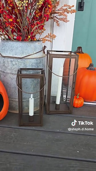 Cozy vibes made easy! This set of 2 metal lanterns from QVC comes with flameless candles   a remote so you can set the perfect glow anytime, anywhere. Safe, stylish, and perfect for year-round décor — from cozy fall nights to summer patios. 🌙 #QVCFinds #LanternDecor #autumnvibes #HomeDecorInspo #falldecor