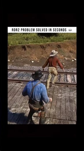 Red dead redemption 2 problem solved #gaming #shorts #rdr2 #viral #funny